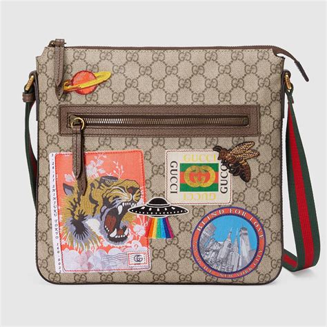 gucci courrier soft gg supreme messenger bag|Messenger bag with interlocking g.